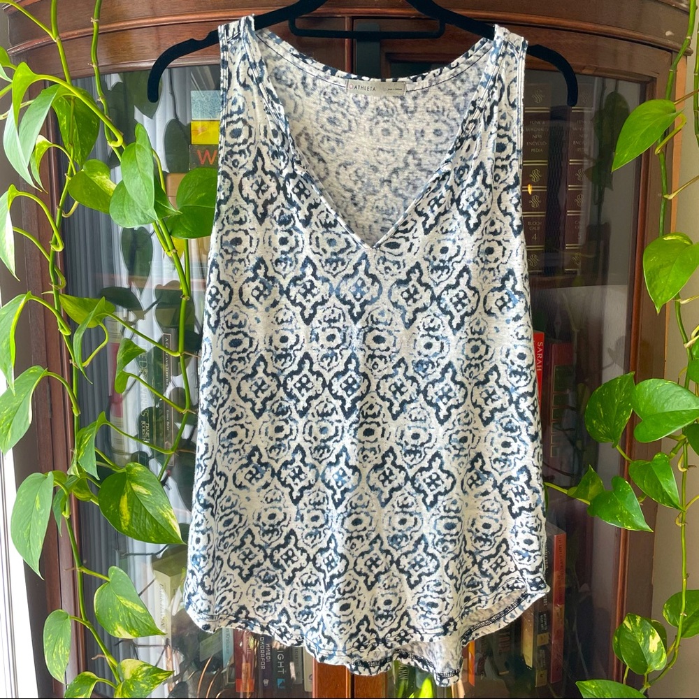 Athleta 100% linen tank